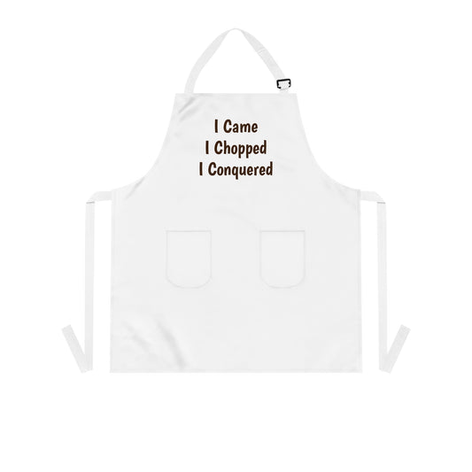 I Came I Chopped I Conquered Apron – Funny Chef / BBQ Cooking Apron