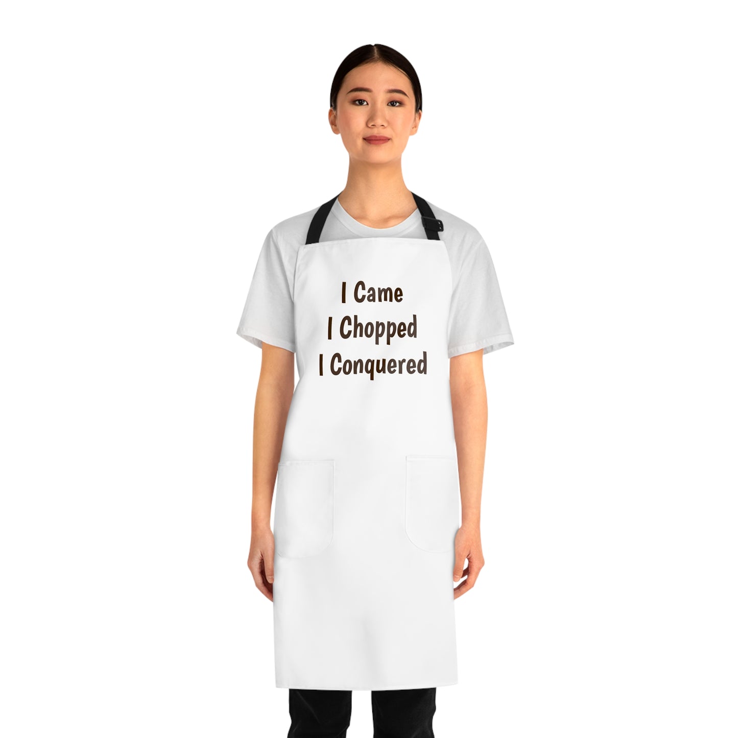 I Came I Chopped I Conquered Apron – Funny Chef / BBQ Cooking Apron