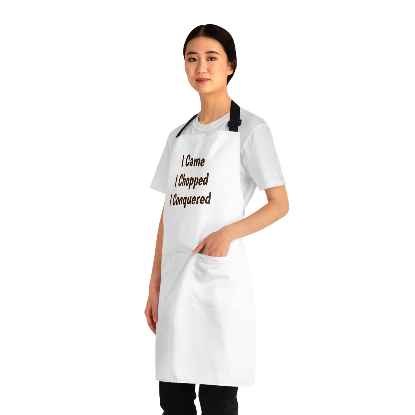I Came I Chopped I Conquered Apron – Funny Chef / BBQ Cooking Apron
