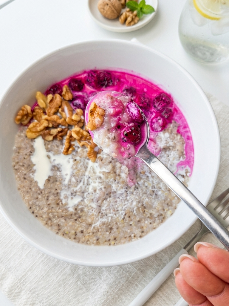 Overnight Buckwheat Breakfast Bowl Healthy Meal Prep Recipe