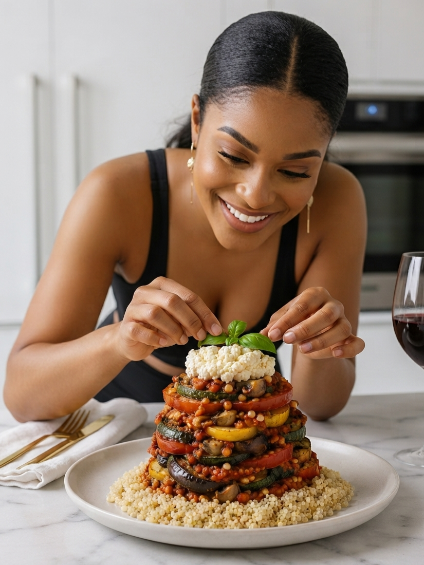 Mediterranean Protein Ratatouille Recipe Card