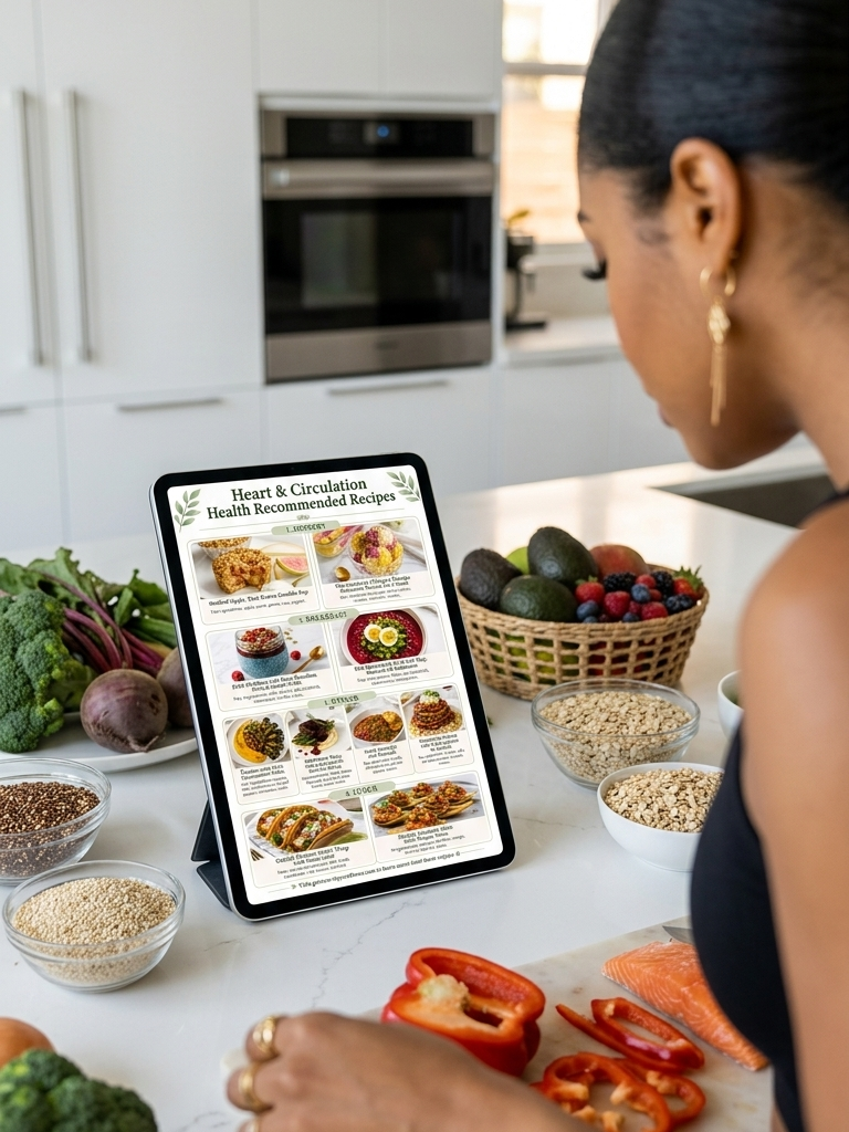 Heart Health & Circulation Bundle | Heart Healthy Grocery List, Essential Nutrients Everyday Wellness
