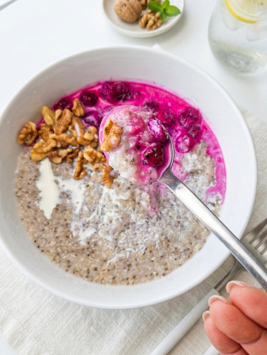Overnight Buckwheat Breakfast Bowl Healthy Meal Prep Recipe