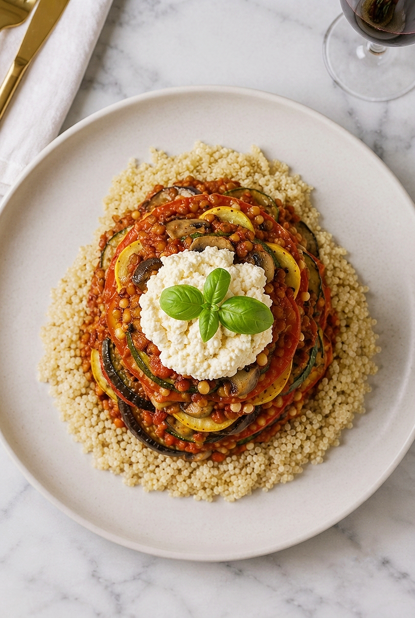 Mediterranean Protein Ratatouille Recipe Card